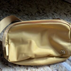 Lulu cross bag golden sand is the colour - barely used